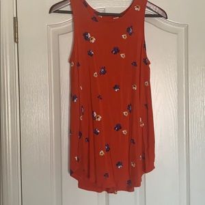 Old Navy Luxe Swing floral Print tank top